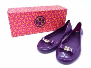 TORY BURCH トリーバーチ ラバー バレエシューズ 靴 シューズ レディース パープル系 DD2671