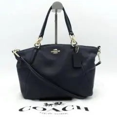 COACH コーチ 2WAY ハンドバッグ ショルダーバッグ ペプルド スモール