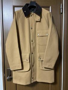 Barbour SOLWAY ZIPPER SL ウール サイズ38 82,500円 ベージュ ノンワックス