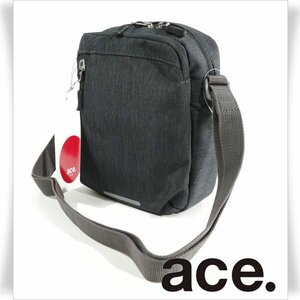 新品1円～★ace.TOKYO エース ACE コルティ 縦型 ショルダーバッグ グレー 軽量 正規店本物 ◆4703◆　