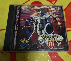 激レアソフト ネオジオCD クロススウォードⅡ NEOGEO SNK ADK