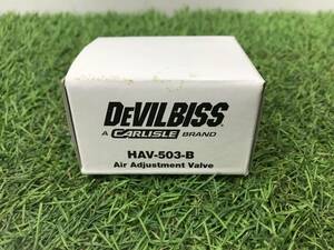 【未使用品】【同梱可能】DEVILBISS(デビルビス) ガン手元エアバルブ (ゲージ付) HAV-503-B　ITORE0J8KEBM