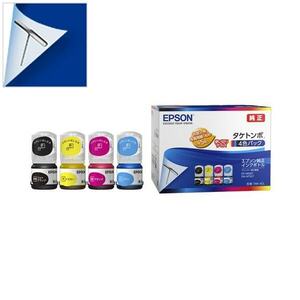 純正品 EPSON インクボトル タケトンボ 4色パック TAK-4CL 増量中 15ml 4色セット EP-M553T