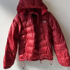 THE NORTH FACE 赤 ダウンジャケット 700フィル　レディース