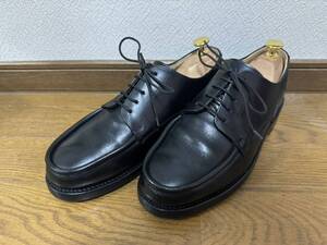 パラブーツ Uチップ UK 6.5 ブラック Paraboot シャンボード CHAMBORD