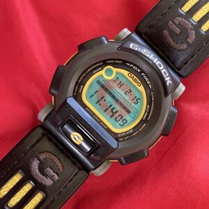 ☆★即決有★☆限定 黄黒灰色 DW-003 G-SHOCK ★良品★DW-003 Gショック ELライトに G 文字★CASIO カシオ G-SHOCK 動作確認済★