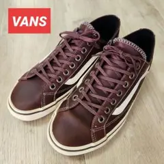 VANS バンズ 本革 オールドスクール ブラウンレザー 茶色 希少 レア