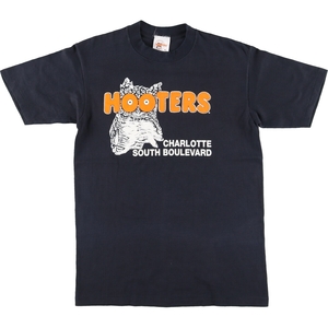 古着 90年代 HOOTERS フーターズ アドバタイジングTシャツ USA製 レディースM ヴィンテージ /eaa441194 【SS2409_30%】