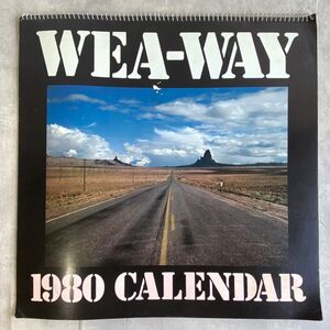 カレンダー[WEA-WAY]1980CALENDARワーナーパイオニア40×40cm 日本楽器 ロッドスチュワード/リンダロシェット/イーグルス/クイーン 保管品