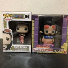 ワンピースフィギュア ニコ・ロビン　pop! ミニソフビ貯金箱