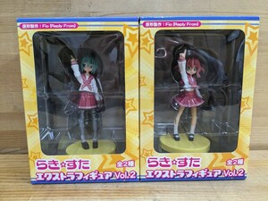 W21□【新品】らき☆すた エクストラフィギュアvol.2 全2種 セガ SEGA 岩崎みなみ 小早川ゆたか 2009年 アミューズメントプライズ品 240411