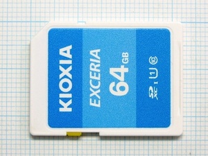 ★KIOXIA ＳＤＸＣ メモリーカード ６４ＧＢ 中古★送料６３円～