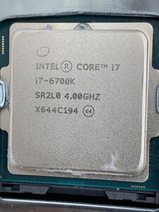 送料無 Core i7-6700K/4.0Ghz/LGA1151/SR2L0/中古動作品