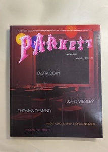 Parkett 62 2001年　Tacita Dean Patti Smith Thomas Demand John Wesley 独英語　パティ・スミス　トーマス・ディマンド