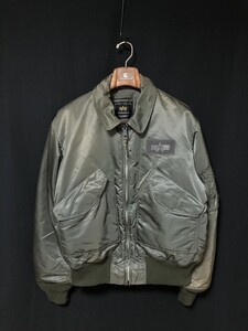 ◆ALPHA INDUSTRIES アルファ CWU-45P フライトジャケット L　