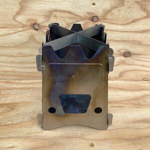 EMBERLIT UL Original Titanium Lihgtweight Backpacking Stove エンバーリット チタン ウッドストーブ 風防 五徳 アルコールストーブ 