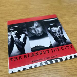 非売品 BLANKEY JET CITY ブランキージェットシティ 不良少年のうた 胸がこわれそう CD サンプル盤 見本品