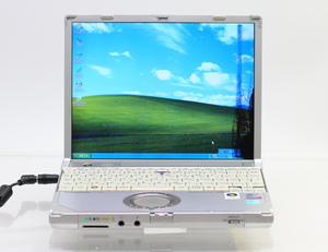 Panasonic Let’s note CF-R8EW6AAS/Core2Duo SU9300(1.20GHz)/3GBメモリ/HDD120GB/10.4TFT/WindowsXP Professional SP2 ジャンク品