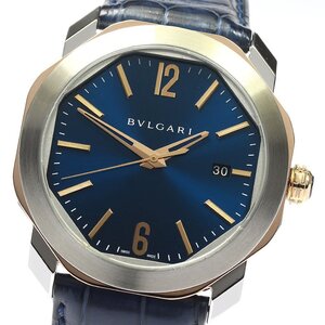 ブルガリ BVLGARI OCP41SG オクト ローマ デイト 自動巻き メンズ _790595