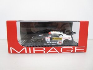 【即日発送】★ミニカー H101★ HPI MIRAGE 1/43 Nissan GT-R(R35) TR35 GT800-R 2010 Macau マカオ 日産 織戸学 ミニカー H101 313