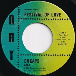 Dukays Festival Of Love / Nite Owl Nat US 4002 206442 SOUL ソウル レコード 7インチ 45