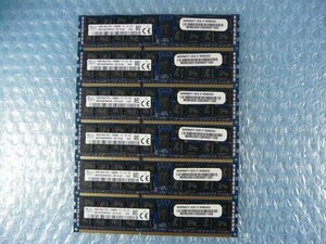 1LEA // 16GB 6枚セット 計96GB DDR3-1600 PC3-12800R Registered RDIMM 2Rx4 HMT42GR7MFR4C-PB SKhynix // Supermicro CSE-216 取外