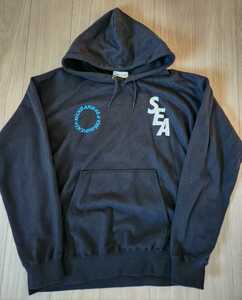 XL WIND AND SEA Y&S WDS Custom Hoodie 黒 赤 青 白 YOU AND SEA ウィンダンシー パーカー カスタム フーディー