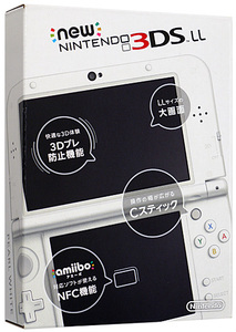 【中古】任天堂 Newニンテンドー3DS LL パールホワイト 元箱あり [管理:1350007193]