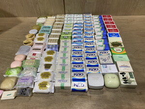 【２５－９０】固形石けん まとめ売り 牛乳石けん ラボ 竹塩専科 SAVON D’OR ウタマロ Kao white 等 約110個 未使用品 長期保管品