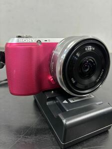 伊AZ101 NEX-C3 E2.8/16 ソニー α 動作OKデジカメ コンパクトデジタルカメラ カメラ SONY アルファ 16.2MEGA PIXELS 充電器 バッテリー