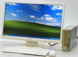 東芝 EQUIUM S6300 PES6320ENYY29 ■ 23インチ 液晶セット ■ Core2Duo-4400/CDROM/コンパクト/希少OS/動作確認済/WindowsXP デスクトップ