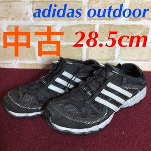 【売り切り!送料無料!】A-190adidas!adidas outdoor!28.5cm!ステップダウン構造!メッシュ!夏用!水陸両用!アウトドア!キャンプ!プール!中古!