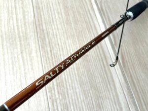 ■ 美品 SHIMANO シマノ ソルティ アドバンス S606ML 海水用 2ピース ルアーロッド★