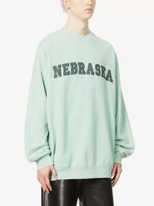 新品 AW02 ラフシモンズ NEBRASKA ネブラスカ スウェット トレーナー raf simons ARCHIVE REDUX アーカイブ prada プラダ レア パーカー