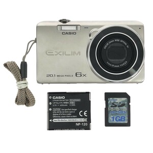 【動作美品】CASIO EXILIM EX-ZS35 シルバー 2010万画素 光学6倍ズーム 液晶2.7型 ステンレスボディ コンパクトデジタルカメラ 現状 C4358