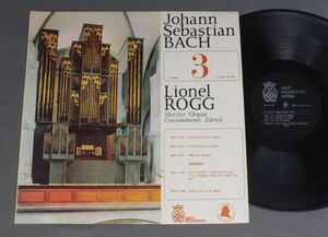 ●米LP LIONEL ROGG/ZURICH/BACH/ORGAN WORKS VOLUME 3●