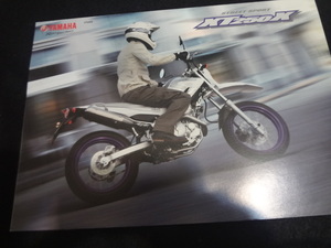 YAMAHA XT-250X WR250 カタログ2枚セット