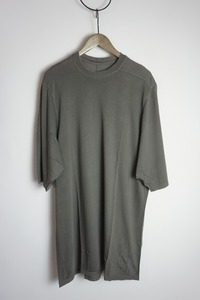 美品 正規16SS Rick Owens リックオウエンス DRKSHDW ダークシャドウ JUMBO SS TEE ジャンボ 半袖 Tシャツ DU16S1254 DARK DUST灰本物1115N