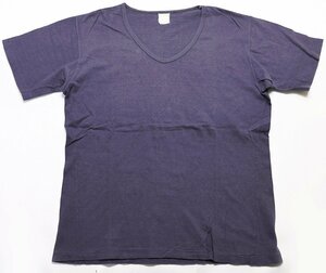 Freewheelers (フリーホイーラーズ) V-NECK LINE TYPE T-SHIRT / VネックTシャツ 無地 ネイビー size M