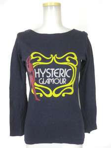 Hysteric ロゴ＆ガール 長袖Tシャツ / ヒステリックグラマー [B58257]