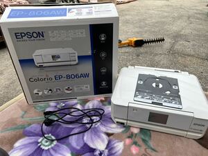 EPSON エプソン EP-806AW カラリオ EP-806AW ホワイト インクジェットプリンタ 印刷 コピー 現状売り切り