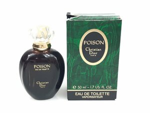 未使用　クリスチャン・ディオール　Christian Dior　プアゾン　POISON　オードトワレ　スプレー　50ml　YK-3859