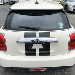 231139-5 BMW MINI ミニクーパー F56 XM12 純正 バックドアASSY リアゲート ガラス/トリム/ダンパー/ワイパー/メッキガーニッシュ全部付き