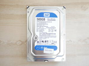 【送料無料】中古HDD 500GB 3.5インチ WD Western Digital WD5000AAKX 動作確認済 健康状態:正常 HDD 内臓HDD 送料無料 3.5インチW③