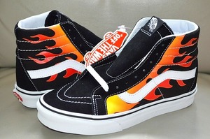 新品未使用 VANS バンズ SK8-HI REISSUE スケートハイ フレイム 炎 ファイヤー FLAME PACK VN0A2XSBPHN US5.5 23.5センチ 送料無料!!