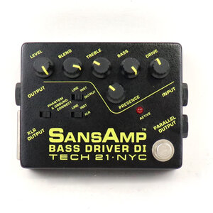 【中古】サンズアンプ ベースドライバーDI TECH21 SansAmp BASS DRIVER DI 旧仕様 ベース用DI プリアンプ