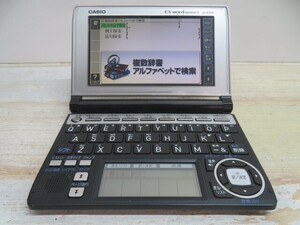 65コンテンツ/フランス語モデル★CASIO XD-A7200 電子辞書 Ex-word カシオ エクスワード タッチペン/電池付き 動作品 96949②★！！