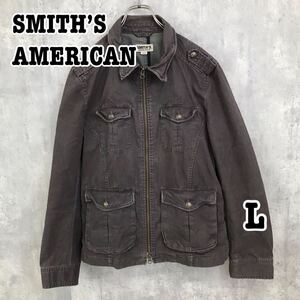 SMITH’S AMERICAN フルジップ ジャケット 茶系 LARGE