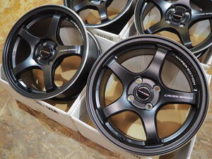 ★軽量★15inch 7J+35 4H100 新品 人気 逆ゾリ クロススピードCR5 ホイール1台分 タイヤset可能 AQUA VITZ COROLLA YARIS FIT SWIFT MBK 黒