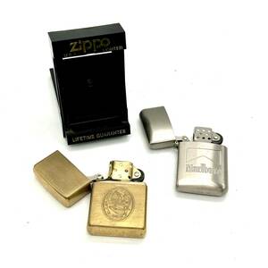 HY1625■【未使用？】オイルライター 2点 まとめ Zippo ジッポー XVI / Marlboro マルボロ 煙草 タバコ たばこ 喫煙グッズ ブランド 中古